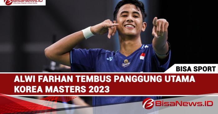 Hasil Korea Open 2025 - Alwi Farhan Lolos Perempat Final Tanpa Peras Keringat