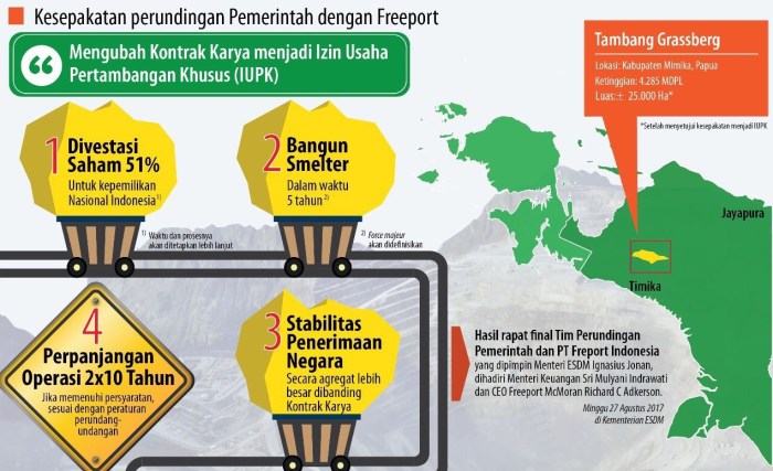 Negosiasi Tambahan 12% Saham Freeport untuk Indonesia Dilaporkan Masih Berlangsung Alot